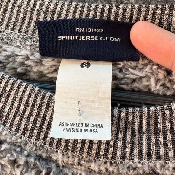 St. Joseph's College New York Spirit Jersey Gray Fleece Pullover Sweater Men's L - Picture 6 of 10